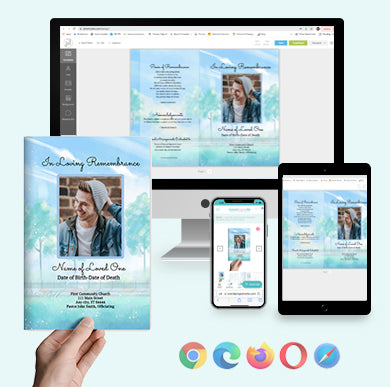 custom funeral programs